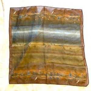 Vintage silk neckerchief